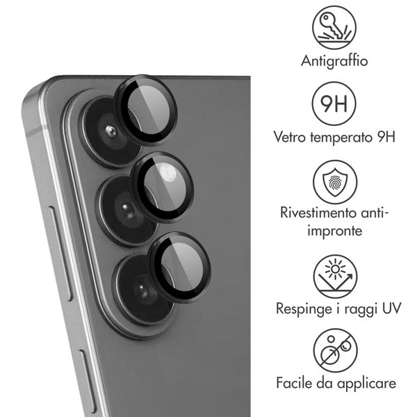imoshion Set da 2 protezioni per obiettivo fotocamera per Samsung Galaxy S26 Ultra - Black