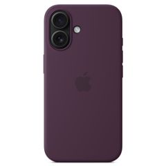 Apple Cover Posteriore in Silicone con MagSafe Apple iPhone 16 - Plum