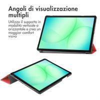imoshion Cover a libro Trifold Samsung Galaxy Tab A11 Plus - Rosso