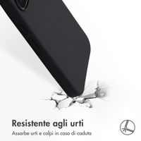 Accezz Cover Posteriore in Silicone Liquido Google Pixel 11 / 11 Pro / 10 / 10 Pro - Nero