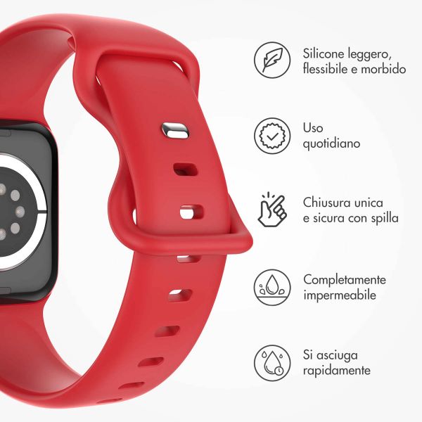 imoshion Cinturino in silicone⁺ Apple Watch | 38/40/41/42 mm - Taglia S/M - Rose