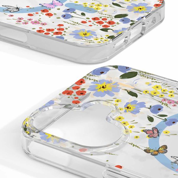 iDeal of Sweden Cover Trasparente con MagSafe Apple iPhone 16 - Artistic Garden