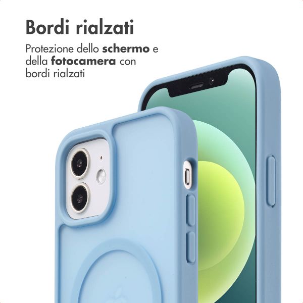 imoshion Cover posteriore Color Guard con MagSafe Apple iPhone 12 (Pro) - Azzurro