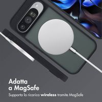 imoshion Cover posteriore Color Guard con MagSafe Google Pixel 9 / 9 Pro / 10 / 10 Pro - Nero