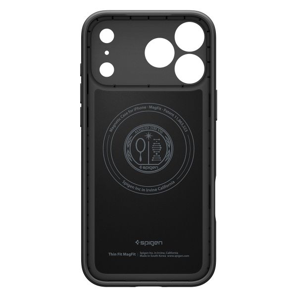 Spigen Cover posteriore Thin Fit MagSafe Apple iPhone 18 Pro / 17 Pro - Black