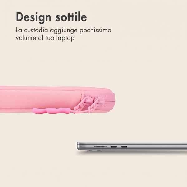 imoshion Custodia per laptop con tasca 13 pollici - Candy Pink