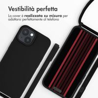 imoshion Cover in Silicone con Cordino Apple iPhone 15 - Nero