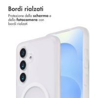 imoshion Cover posteriore Color Guard con MagSafe Samsung Galaxy S25 - Bianco