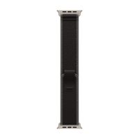 Apple Cinturino Trail Loop Apple Watch | 44/45/46/49 mm - Taglia S/M - Charcoal Black / Natural Titanium