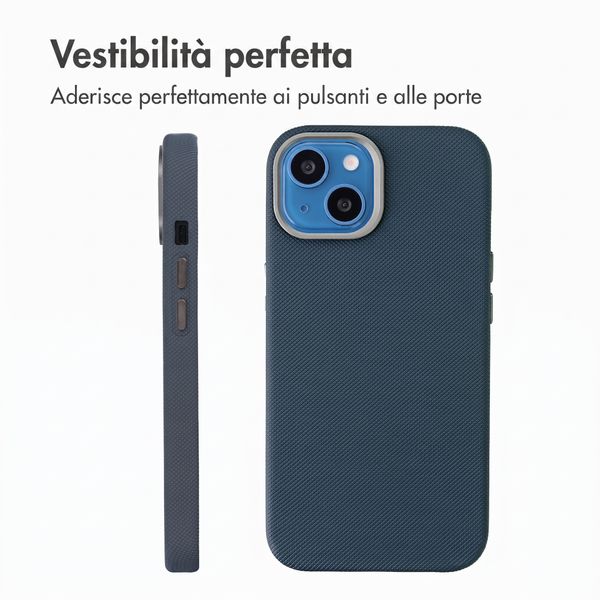 Accezz Cover Mesh con MagSafe Apple iPhone 14 / 13 - Blu scuro
