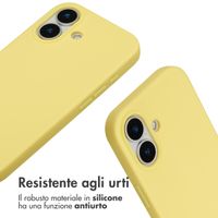 imoshion Cover in Silicone con Cordino Apple iPhone 17 - Giallo