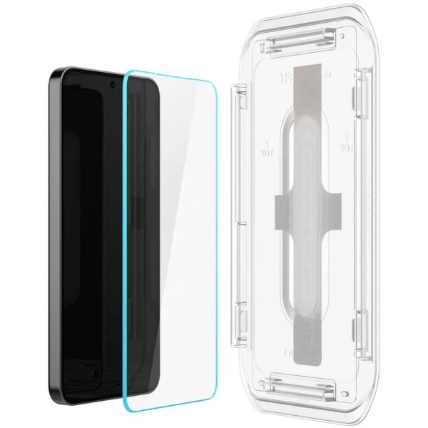 Spigen Vetro temperato GLAStR EZ Fit, confezione da 2 + Applicatore Samsung Galaxy S25 / S24