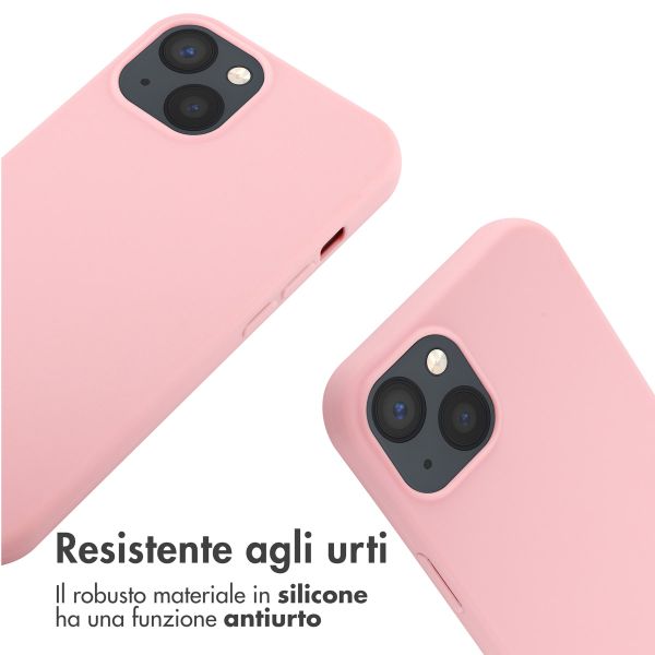 imoshion Cover in Silicone con Cordino Apple iPhone 13 - Rosa