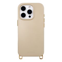 Selencia Cover posteriore Rivièra con MagSafe con ganci rimovibili Apple iPhone 16 Pro - Milky Latte
