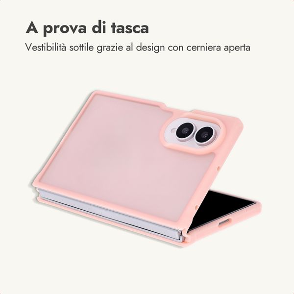 imoshion Cover posteriore Color Guard Samsung Galaxy Z Fold 8 - Rosa chiaro