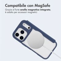 imoshion Bookcase trasparente con MagSafe Apple iPhone 17 Pro Max - Blu