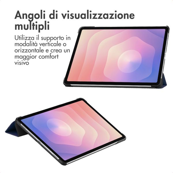 imoshion Cover a libro Trifold Samsung Galaxy Tab S11 - Blu scuro