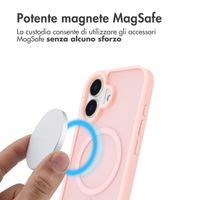 imoshion Cover posteriore Color Guard con MagSafe Apple iPhone 16 - Rosa chiaro