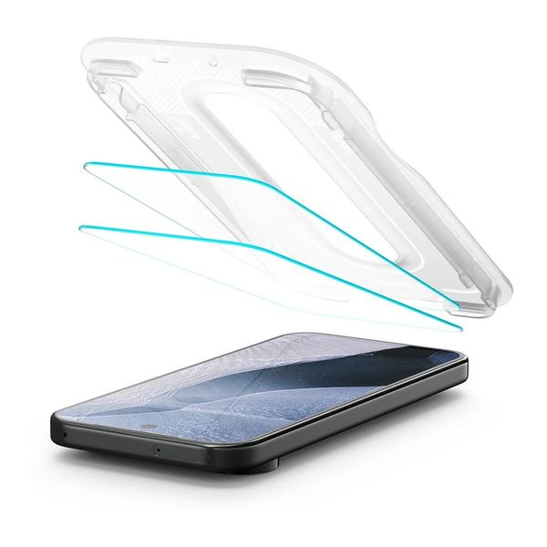 Spigen Vetro temperato GLAStR EZ Fit, confezione da 2 + Applicatore Google Pixel 11 / 11 Pro