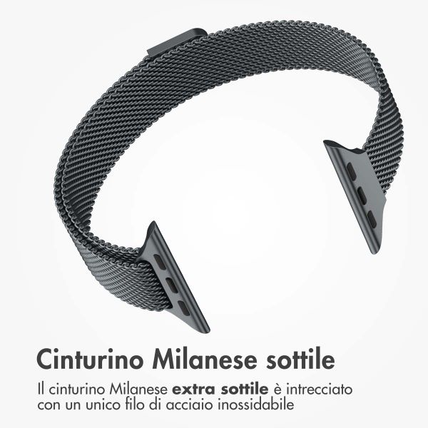 imoshion Cinturino sottile Milanese Apple Watch | 38/40/41/42 mm - Indigo