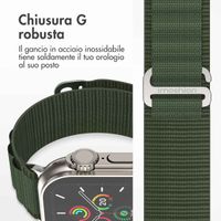 imoshion Cinturino in nylon Alpine Apple Watch | 44/45/46/49 mm - Verde