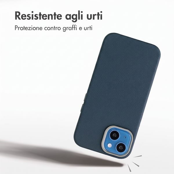 Accezz Cover Mesh con MagSafe Apple iPhone 14 / 13 - Blu scuro