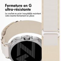 Accezz Cinturino in nylon Alpine Samsung Galaxy Watch Ultra 2 (2026) / Ultra (2024/2025) - Luce stellare