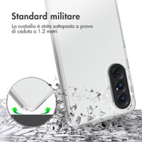 Accezz Cover Posteriore Xtreme ad Alta Protezione Samsung Galaxy A57 (5G) - Trasparente
