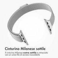 imoshion Cinturino sottile Milanese Apple Watch | 38/40/41/42 mm - Argento