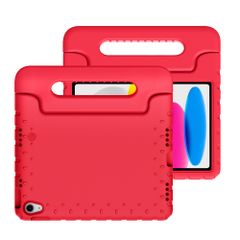 imoshion Cover Posteriore Kidsproof con Maniglia Apple iPad 11 (2025) 11 pollici A16 / iPad 10 (2022) 10.9 pollici - Rosso