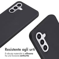 imoshion Cover in Silicone con Cordino Samsung Galaxy A56 - Nero