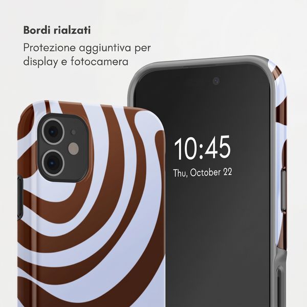 Selencia Cover Posteriore Vivid Apple iPhone 11 - Dream Swirl Chocolate