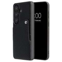Selencia Cover posteriore Riva con portacarte Samsung Galaxy S26 Plus - Nero