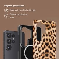 Selencia Cover posteriore Vivid con MagSafe Samsung Galaxy S26 Ultra - Wild Leo