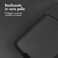 Accezz Portacarte in pelle - Compatibile con MagSafe e Qi2 - Onyx Black