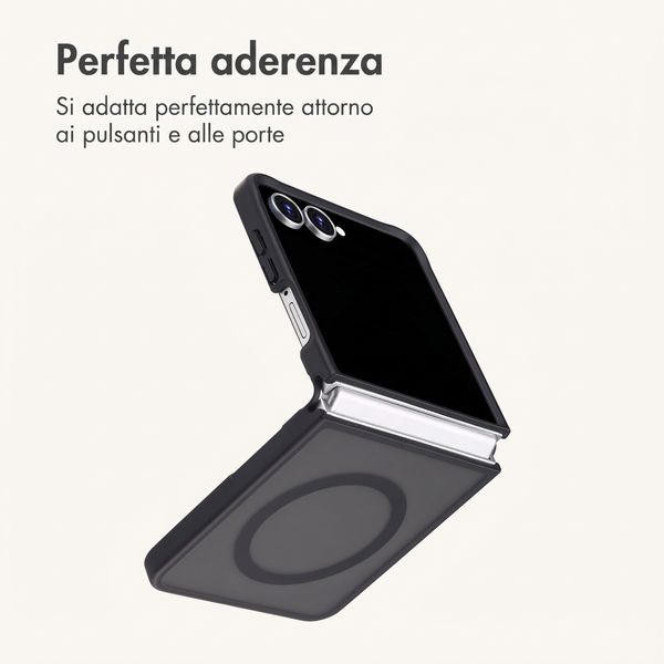 imoshion Cover posteriore Color Guard con MagSafe Samsung Galaxy Z Flip 8 - Nero