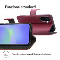 imoshion Cover a libro di Lusso Samsung Galaxy A37 (5G) - Bordeaux