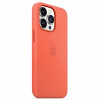 Apple Cover Posteriore in Silicone con MagSafe Apple iPhone 13 Pro Max - Nectarine