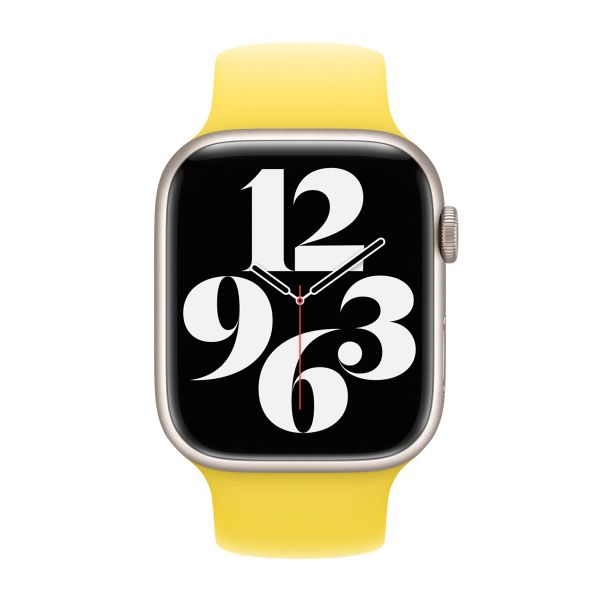 Apple Cinturino Solo Loop Apple Watch | 44/45/46/49 mm - Taglia 5 - Canary Yellow