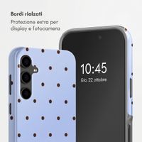 Selencia Cover Posteriore Vivid Samsung Galaxy S24 FE - Happy Dots Digital Sky
