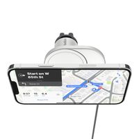 Belkin BoostCharge Pro Caricabatterie Auto Wireless Magnetico - Supporto Telefono Griglia di Ventilazione - Senza Adattatore