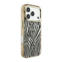 Guess Cover MagSafe Apple iPhone 18 Pro / 17 Pro - Zebra Gold