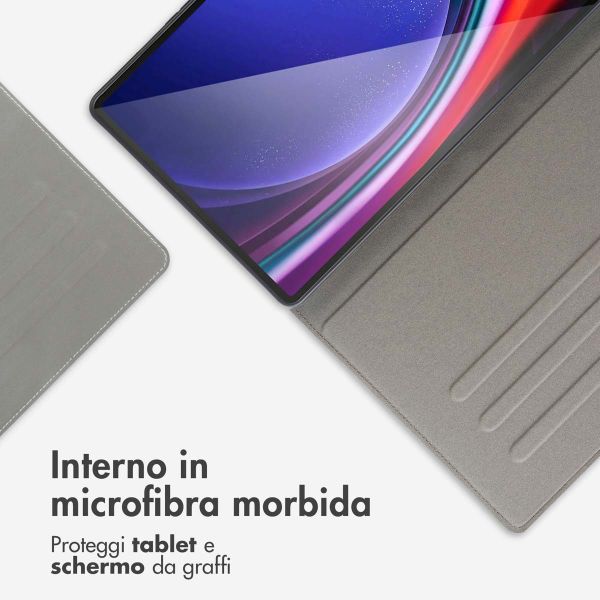 Accezz Cover Tablet Classica Samsung Galaxy Tab S10 Ultra / Tab S9 Ultra - Blu scuro