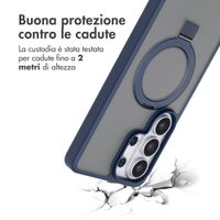 Accezz Cover con anello e supporto con MagSafe Samsung Galaxy S26 Ultra - Blu