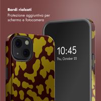 Selencia Cover posteriore Vivid con MagSafe Apple iPhone 13 - Moo'd Olive Dust