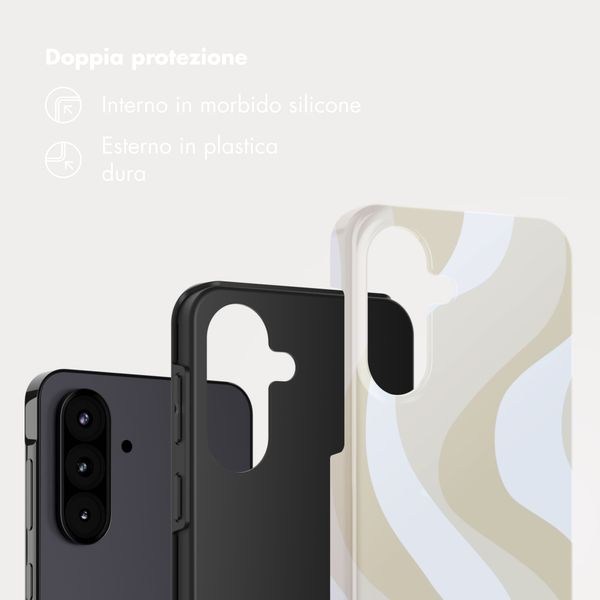 Selencia Cover Posteriore Vivid Samsung Galaxy A57 (5G) - Desert Waves Beige