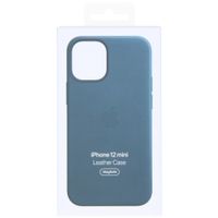 Apple Cover in Pelle MagSafe  iPhone 12 Mini  - Baltic Blue