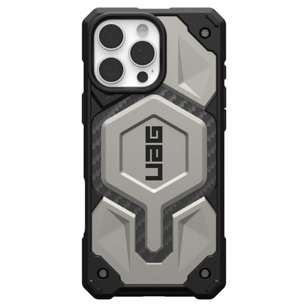 UAG Cover Posteriore Monarch Pro Apple iPhone 16 Pro Max - Titanium