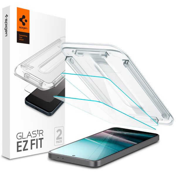 Spigen Vetro temperato GLAStR EZ Fit, confezione da 2 + Applicatore Samsung Galaxy A36