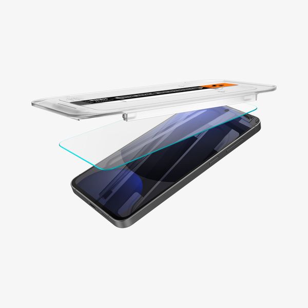 Spigen Vetro temperato GLAStR EZ Fit, confezione da 2 + Applicatore Samsung Galaxy S24 FE / A37 / A56